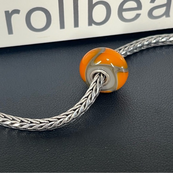 Trollbeads Retired Orange Armadillo- 61307 - Picture 3 of 7